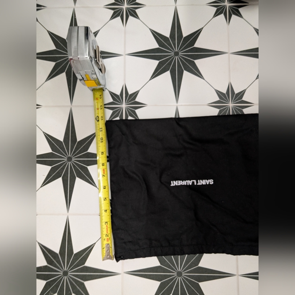 Saint Laurent Black Gift Box With Dust Bag And Branded Shopping Bag - Picture 14 of 16